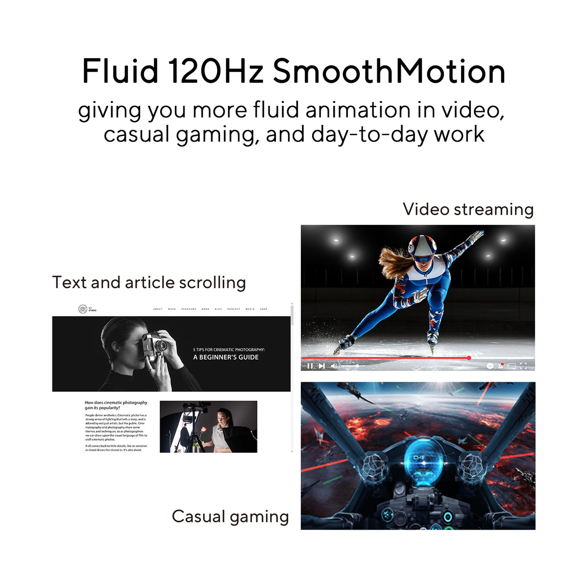 24" 1080P FHD 120Hz IPS Computer Monitor T104144