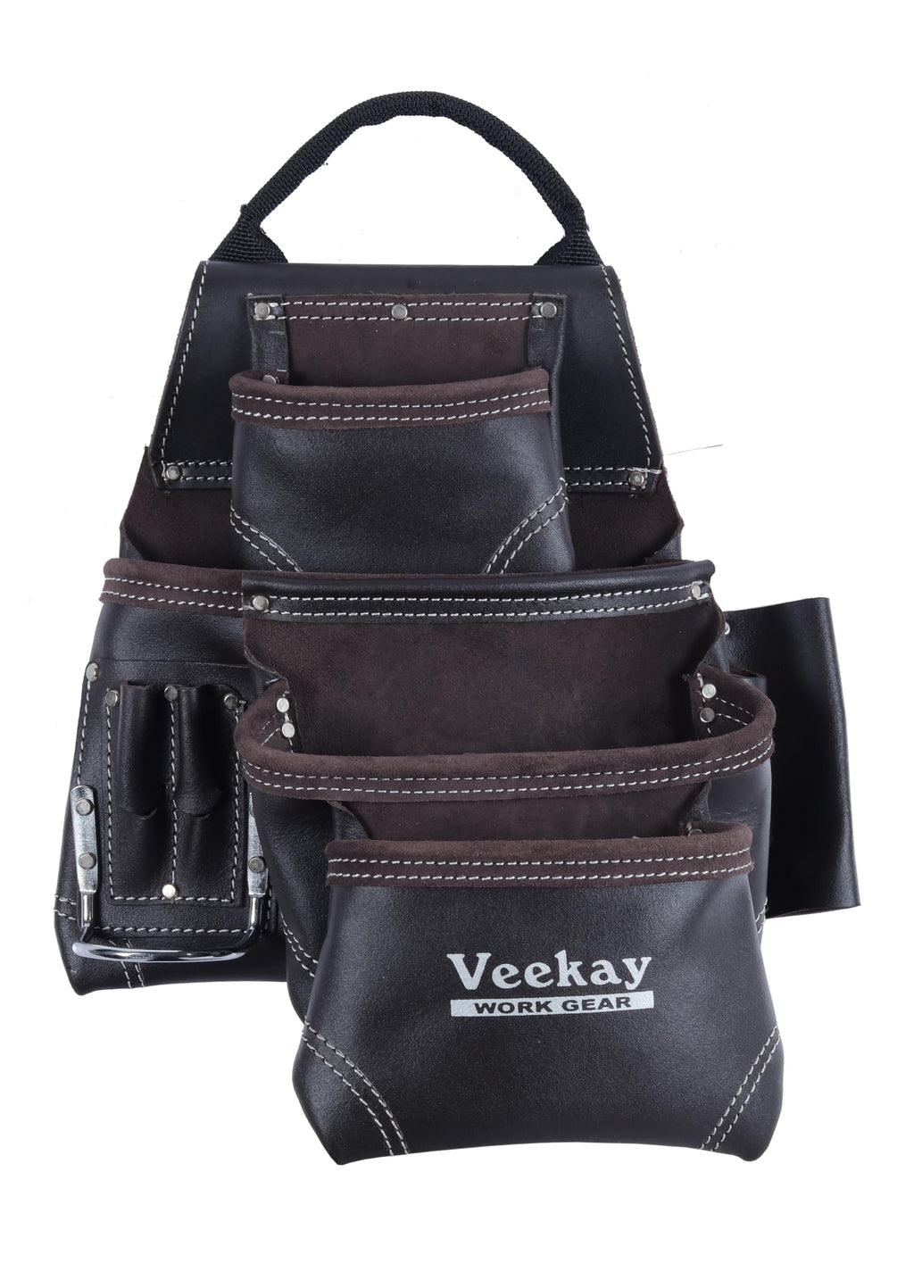 Brown Leather 22-Pocket Tool Belt O493915