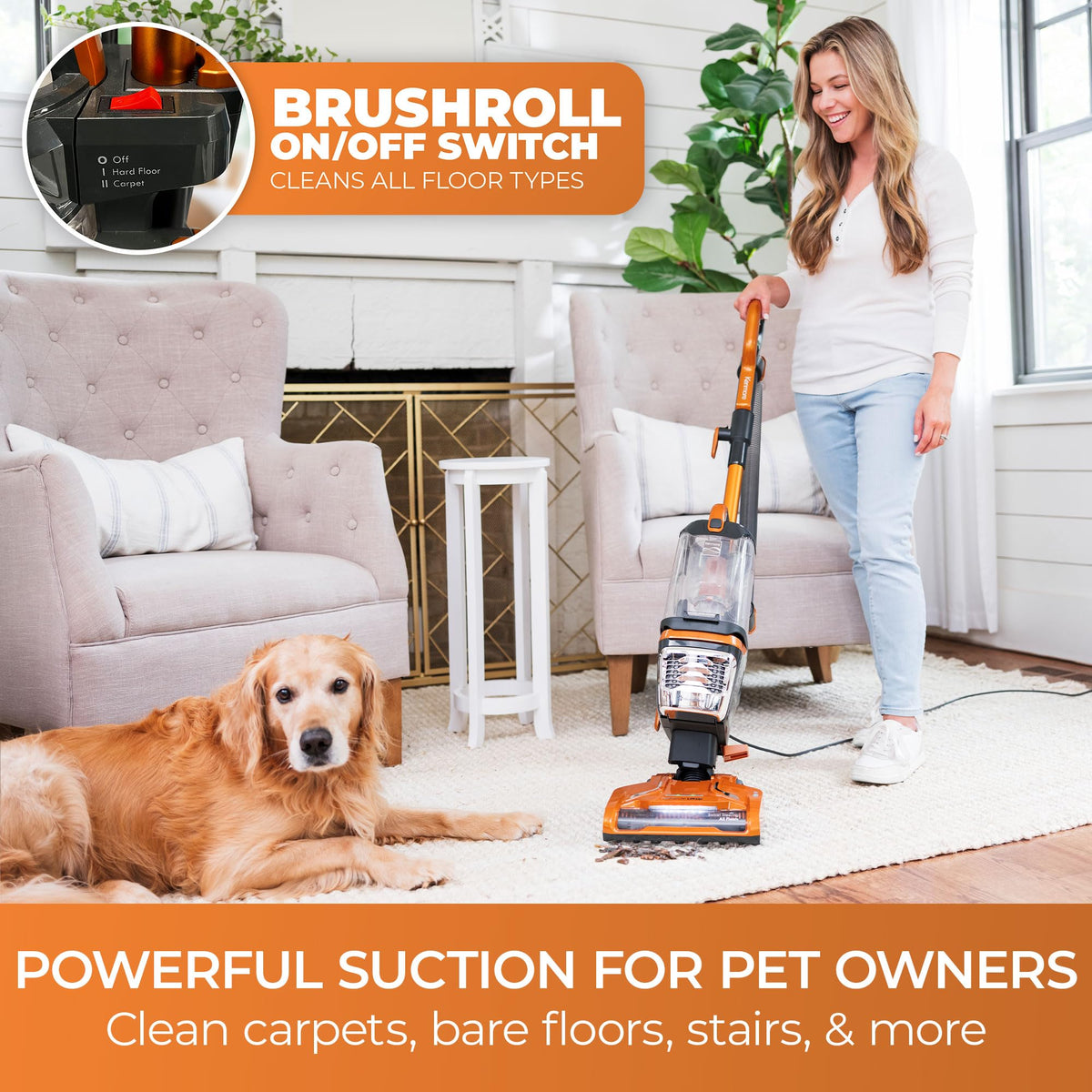 Bagless Upright Vacuum U7368