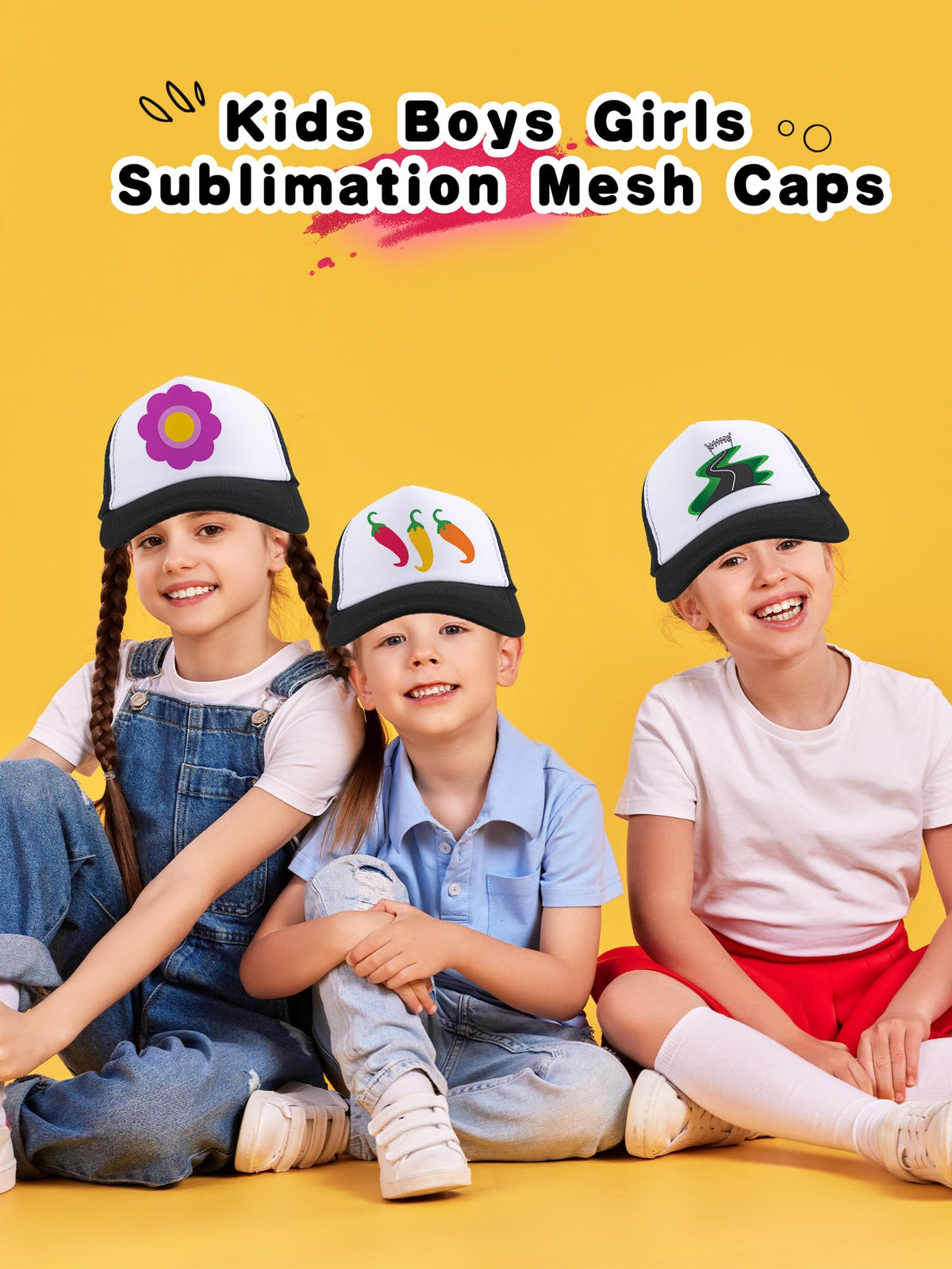 30 Pcs Adjustable Mesh Trucker Hats C54085