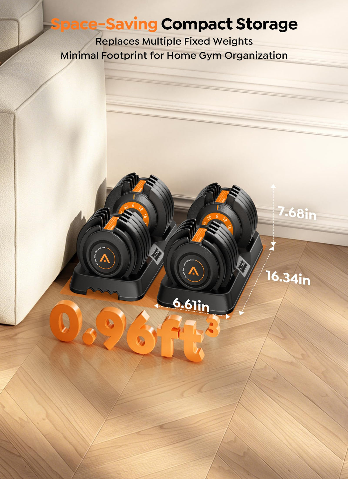 Adjustable Dumbbell Set of 2 W74095