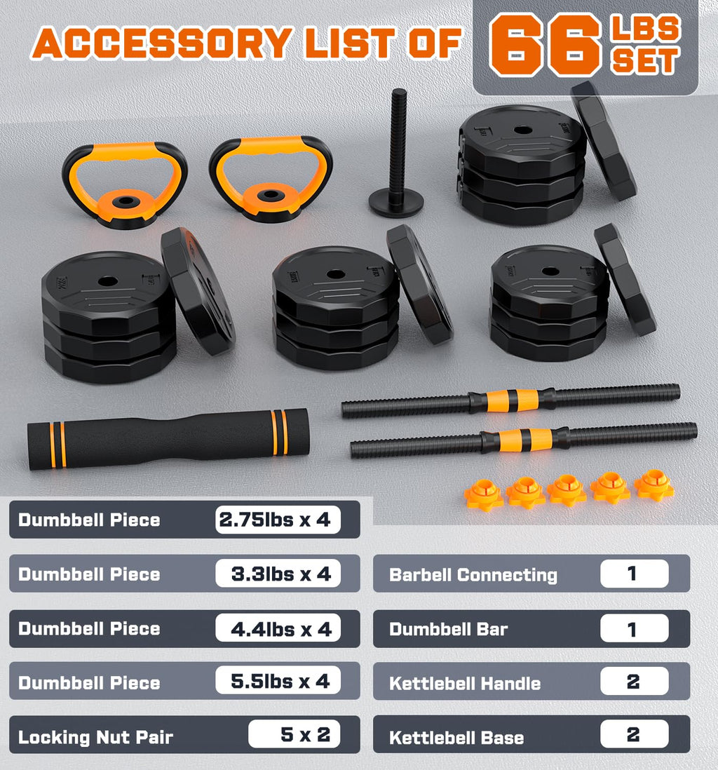 Adjustable Dumbbell Set with Connector K63010