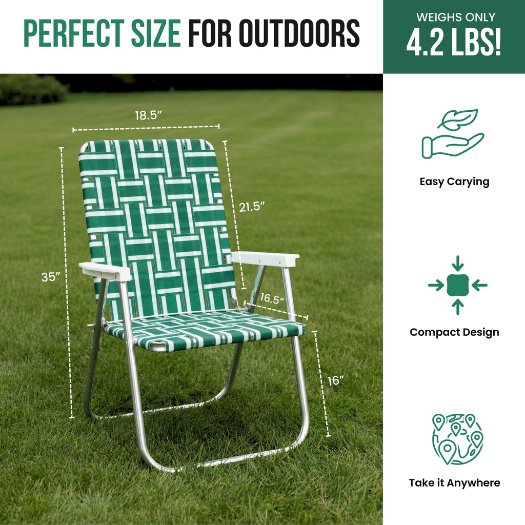 Folding Aluminum Outdoor Patio Lawn Chair T7902