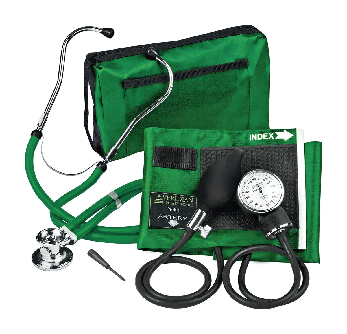Adult Aneroid Sphygmomanometer & Scope I82164