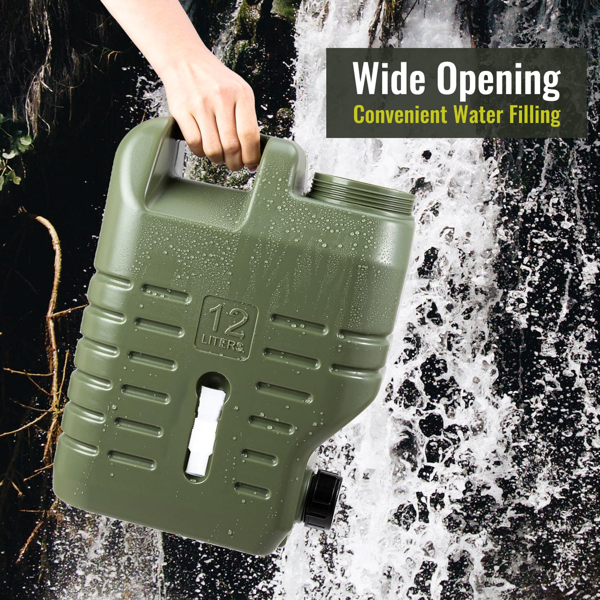 3.2 Gallon Camping Water Jug with Spout V591788