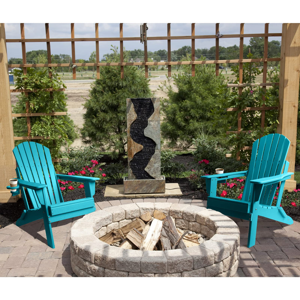 Oversized Folding Adirondack Chair Set of 2 W91217