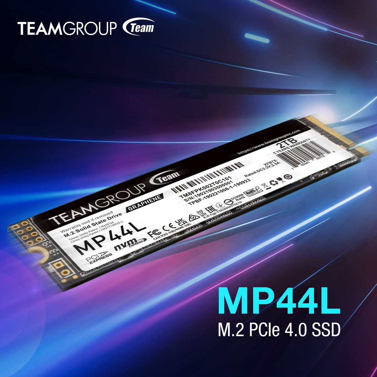 1TB NVMe PCIe Gen 4x4 M.2 2280 SSD G53454