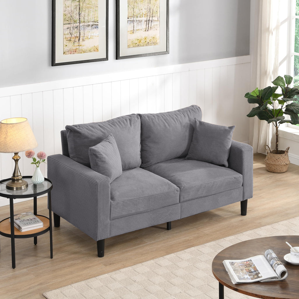 Light Gray Oversized Sleeper Sofa Chair D301