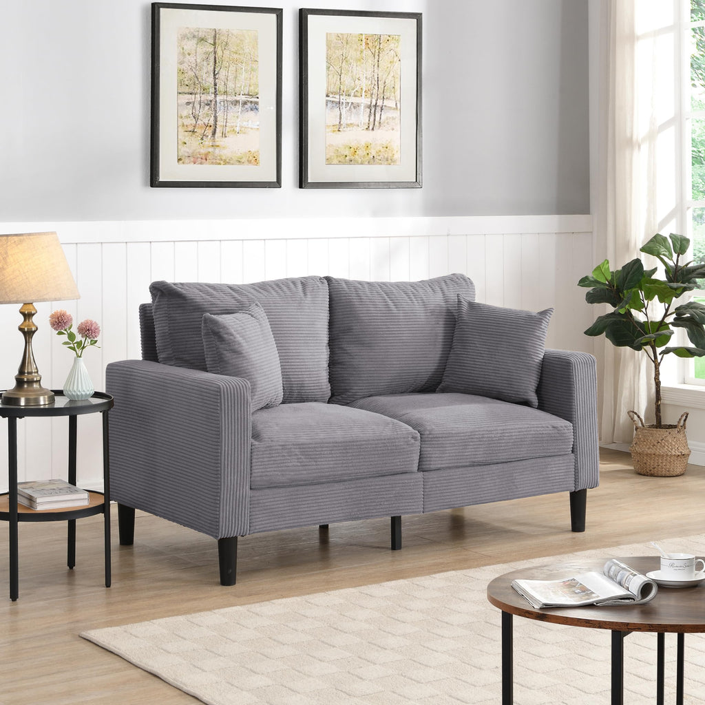 Light Gray Oversized Sleeper Sofa Chair D301