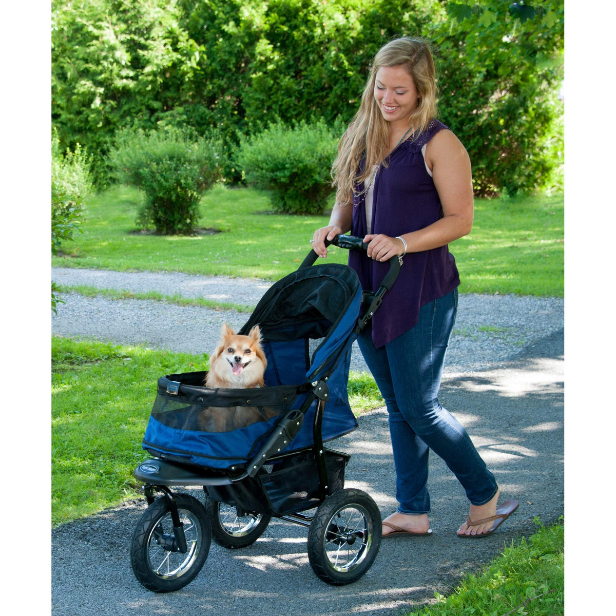 Navy Pet Stroller Y31320