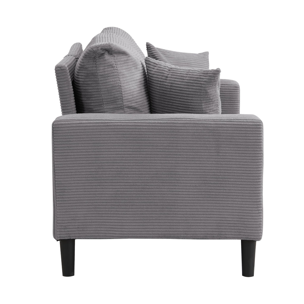 Light Gray Oversized Sleeper Sofa Chair D301